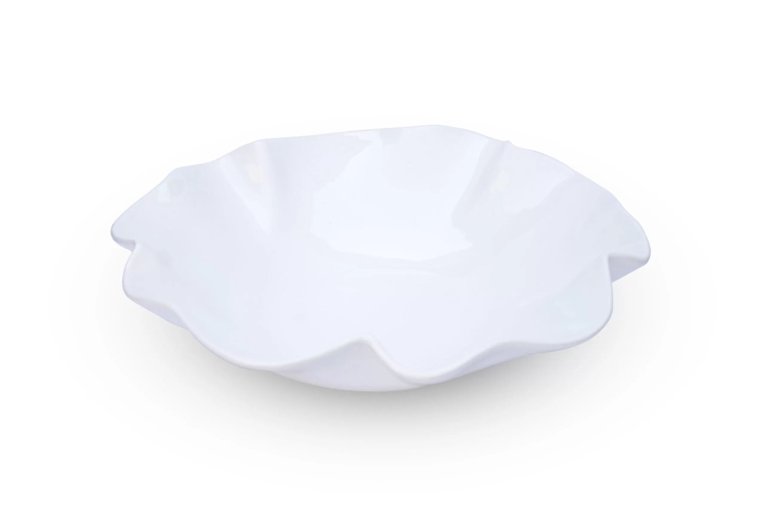 Bowl ondeado porcelana boca ancha