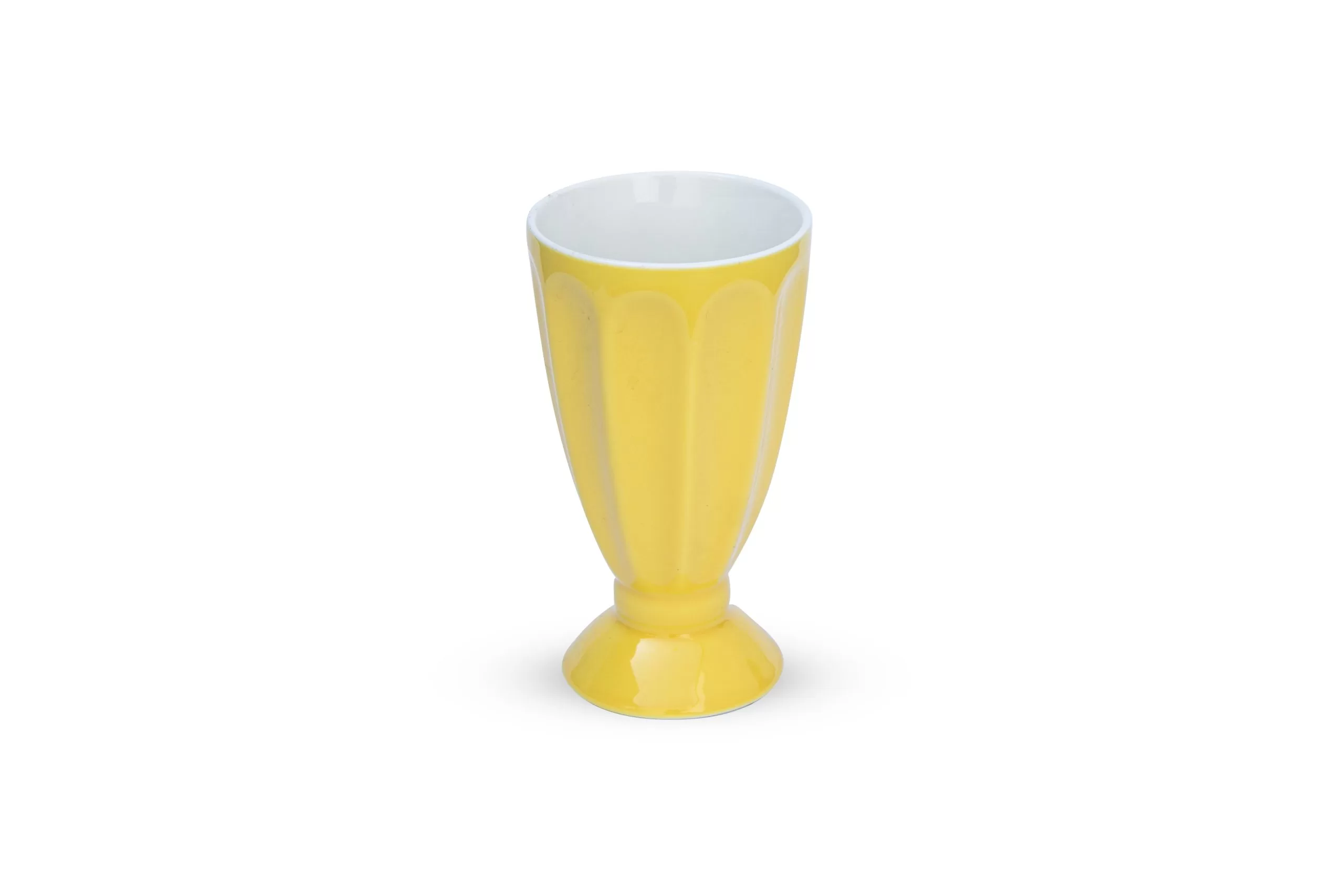Vaso largo amarillo