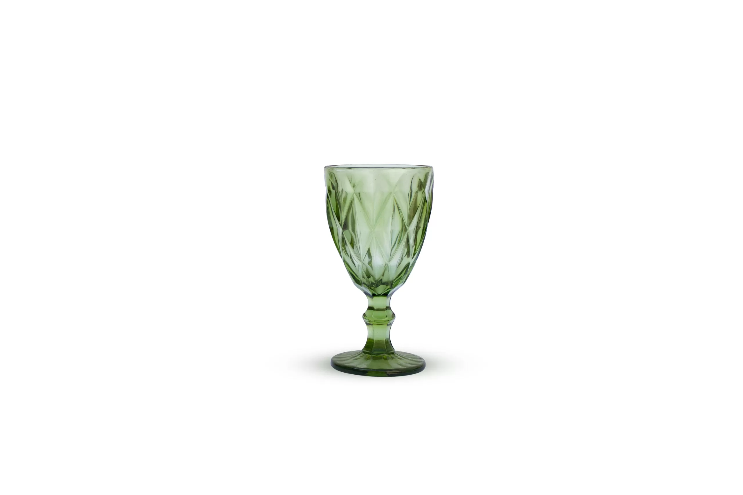 Copa cristal verde