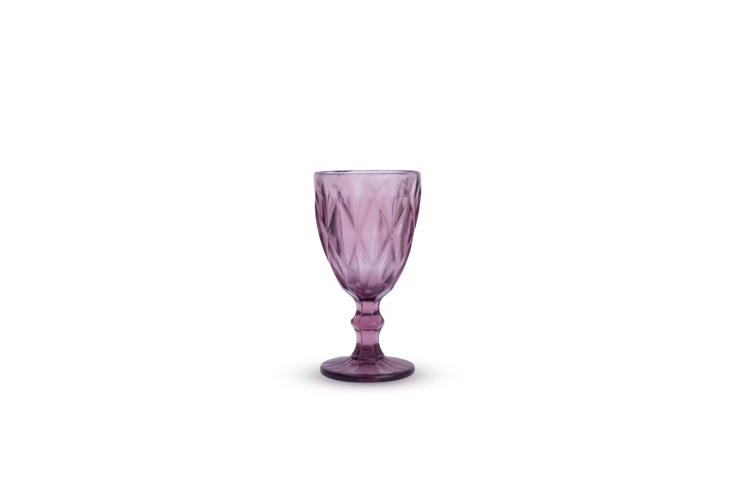 Copa cristal rosado oscuro