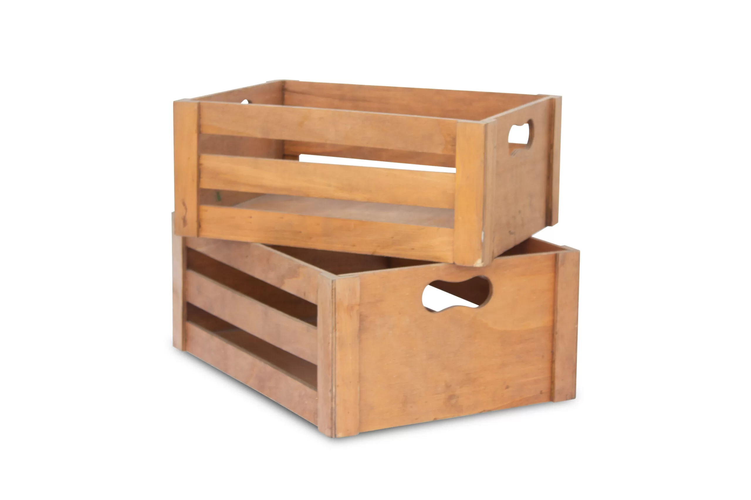 Caja de madera juego de dos