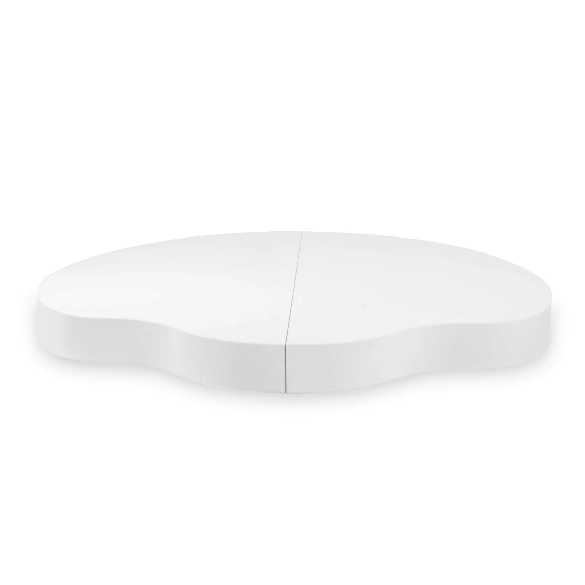 Piso riñón blanco