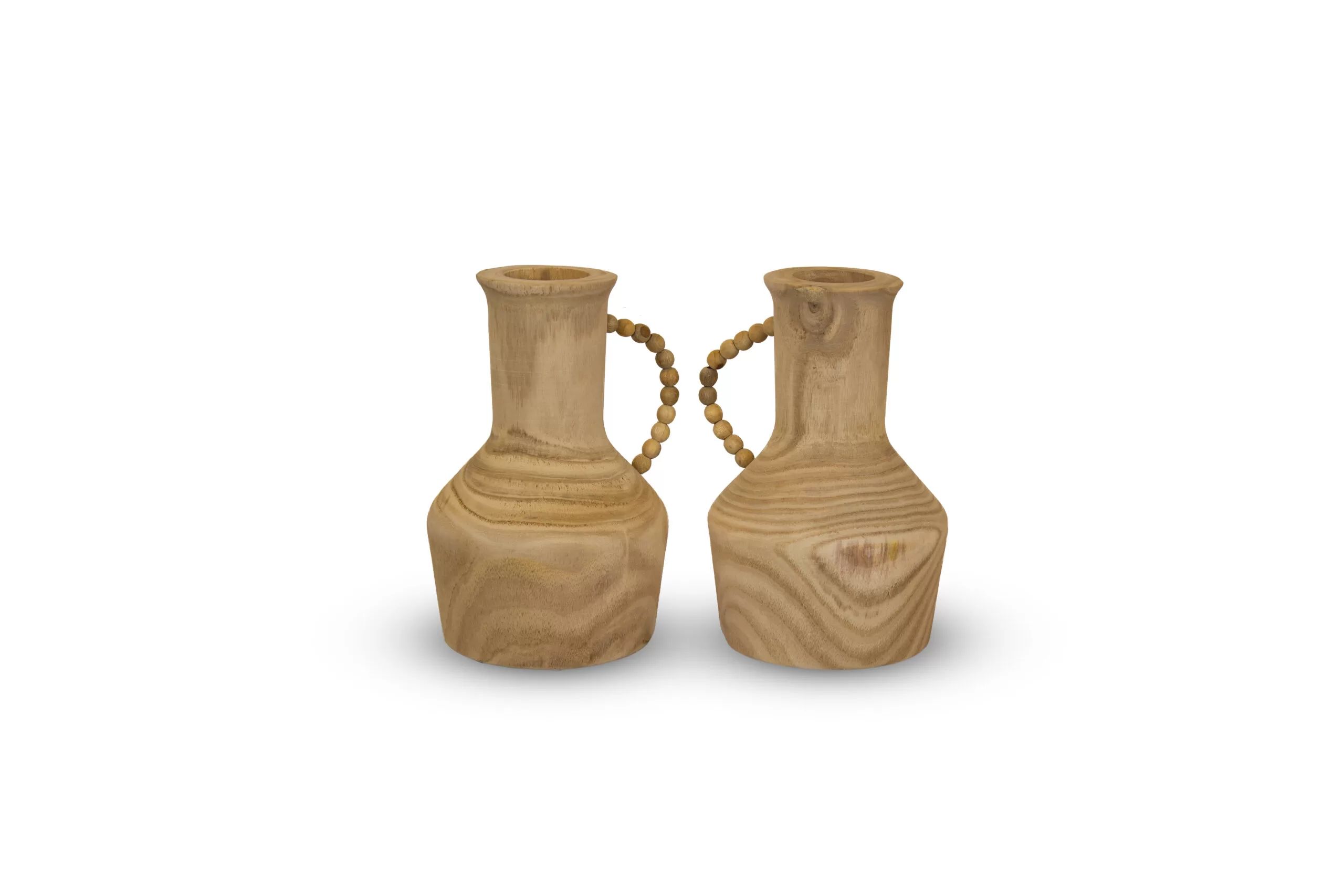 Jarrones madera decorativos