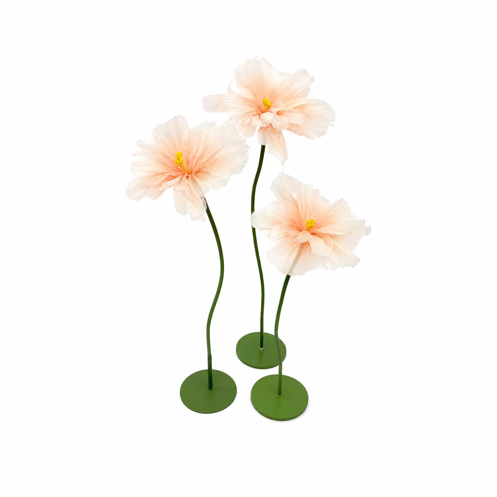 Juego de flor de tul melón chicas