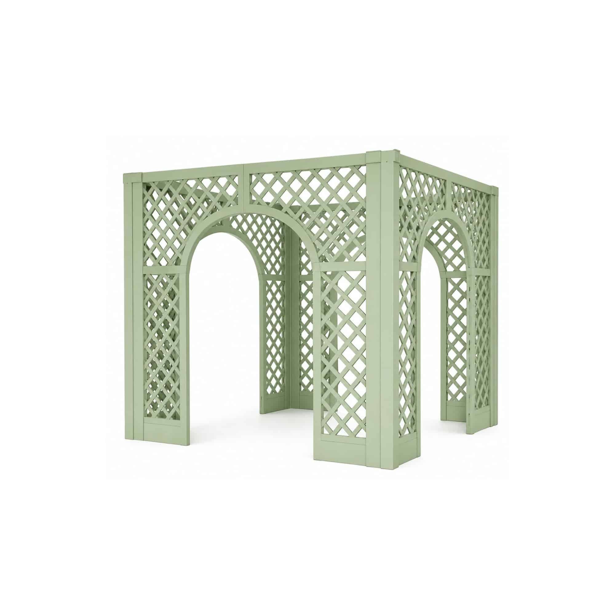 Pérgola Jardín verde