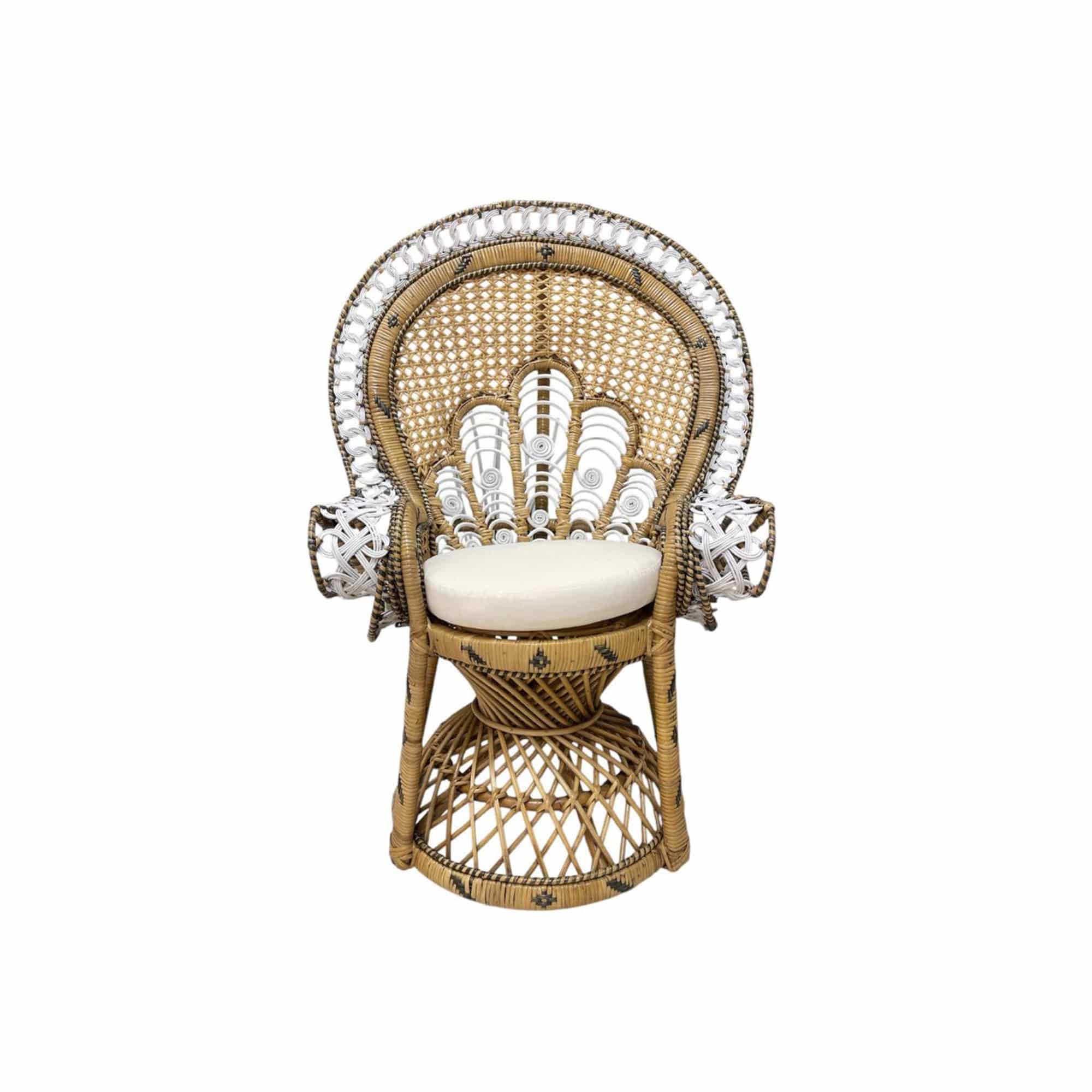 Silla poltrona ratán mini