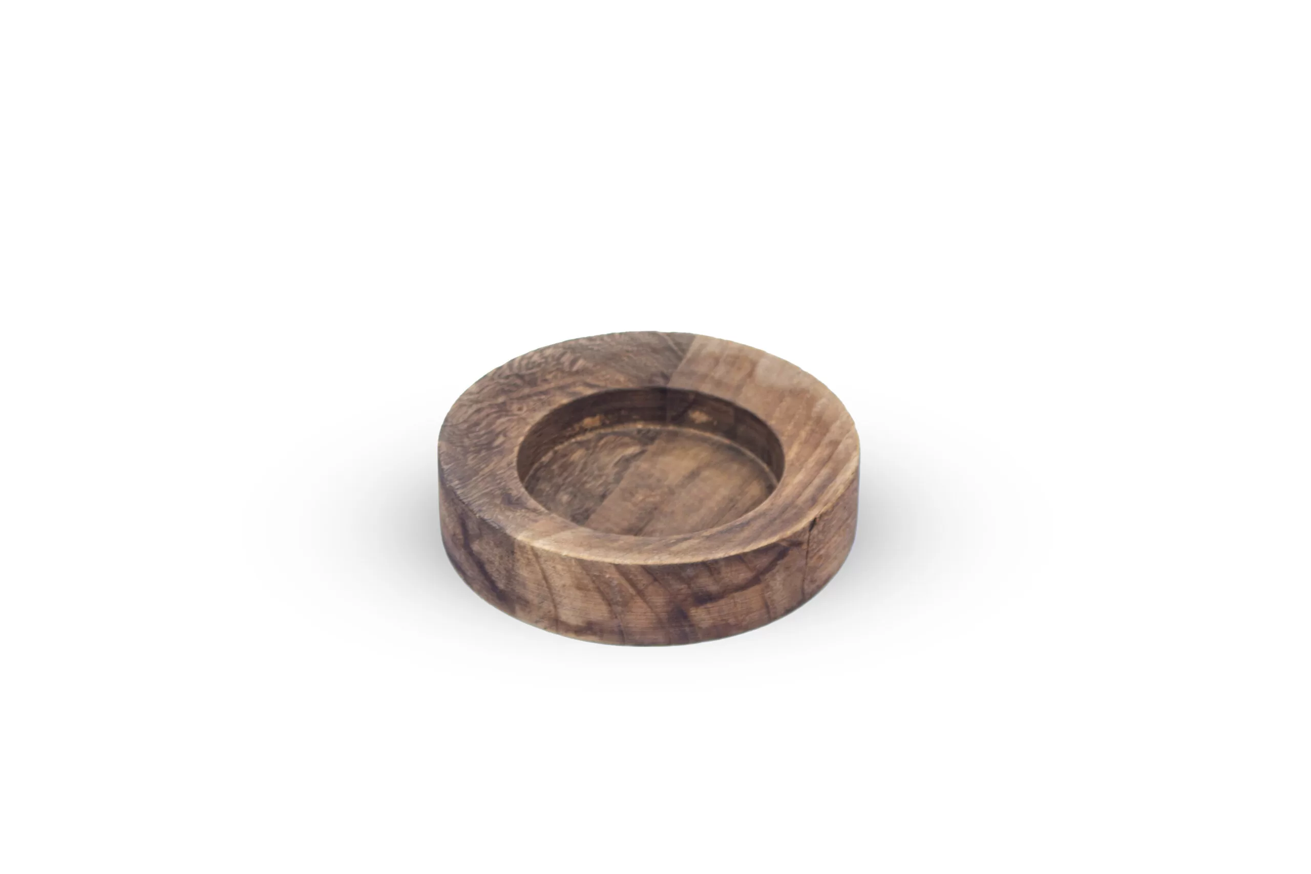 Base circular de madera