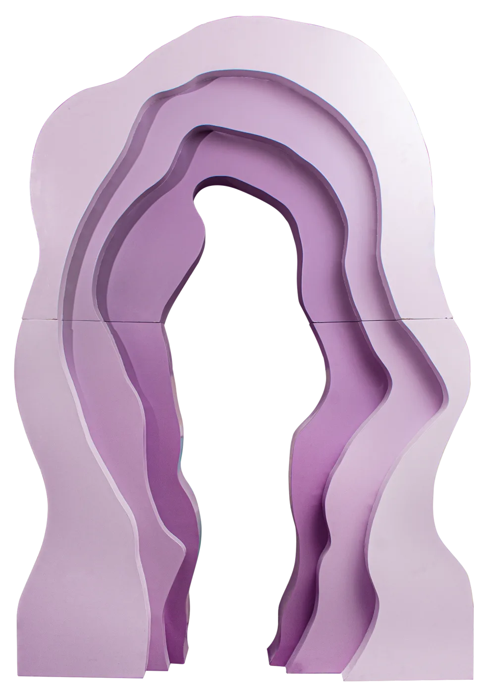 Arco abstracto lila