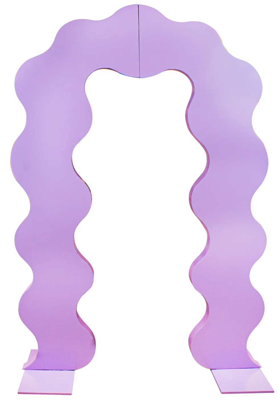 Arco ondulado morado