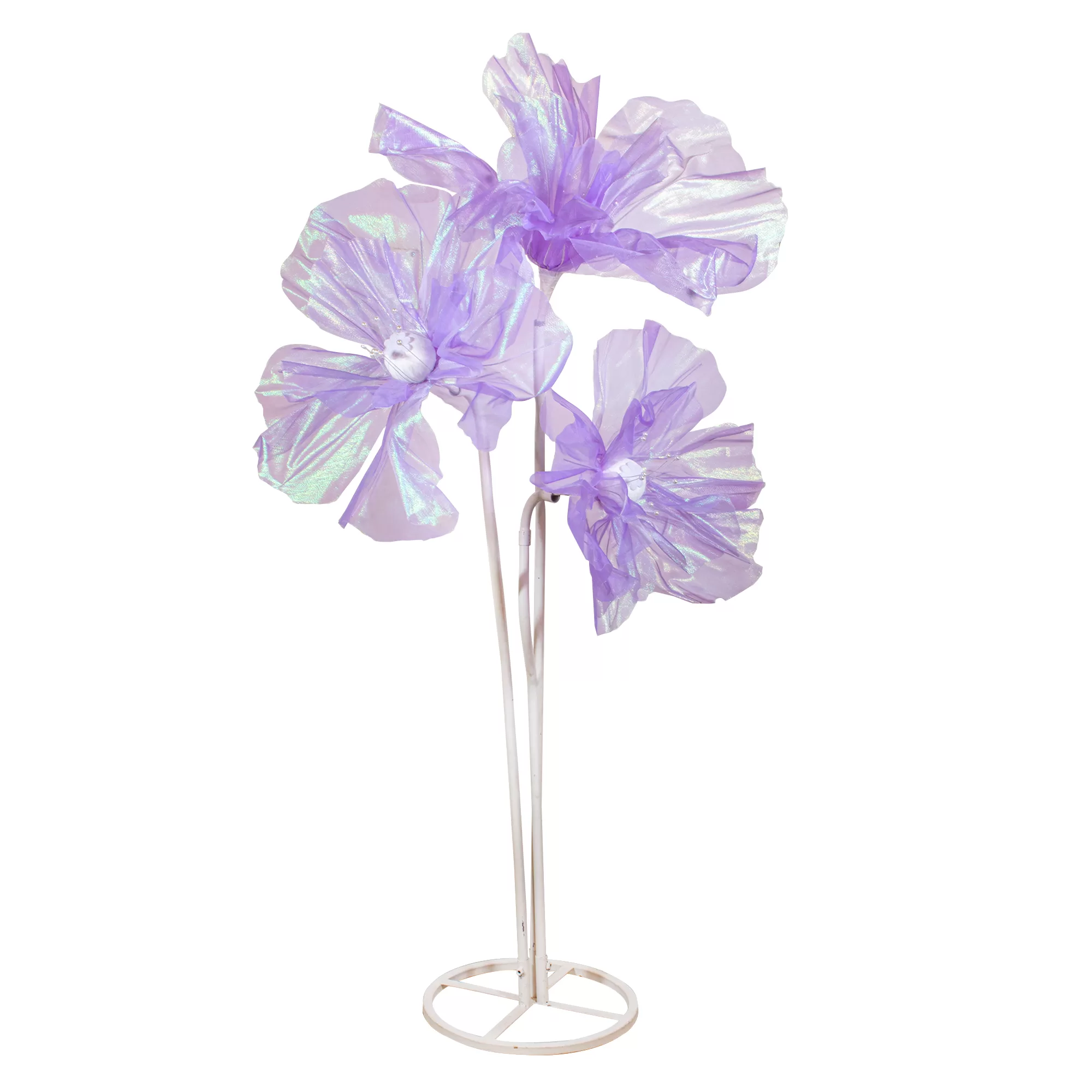 Juego de flores lilas