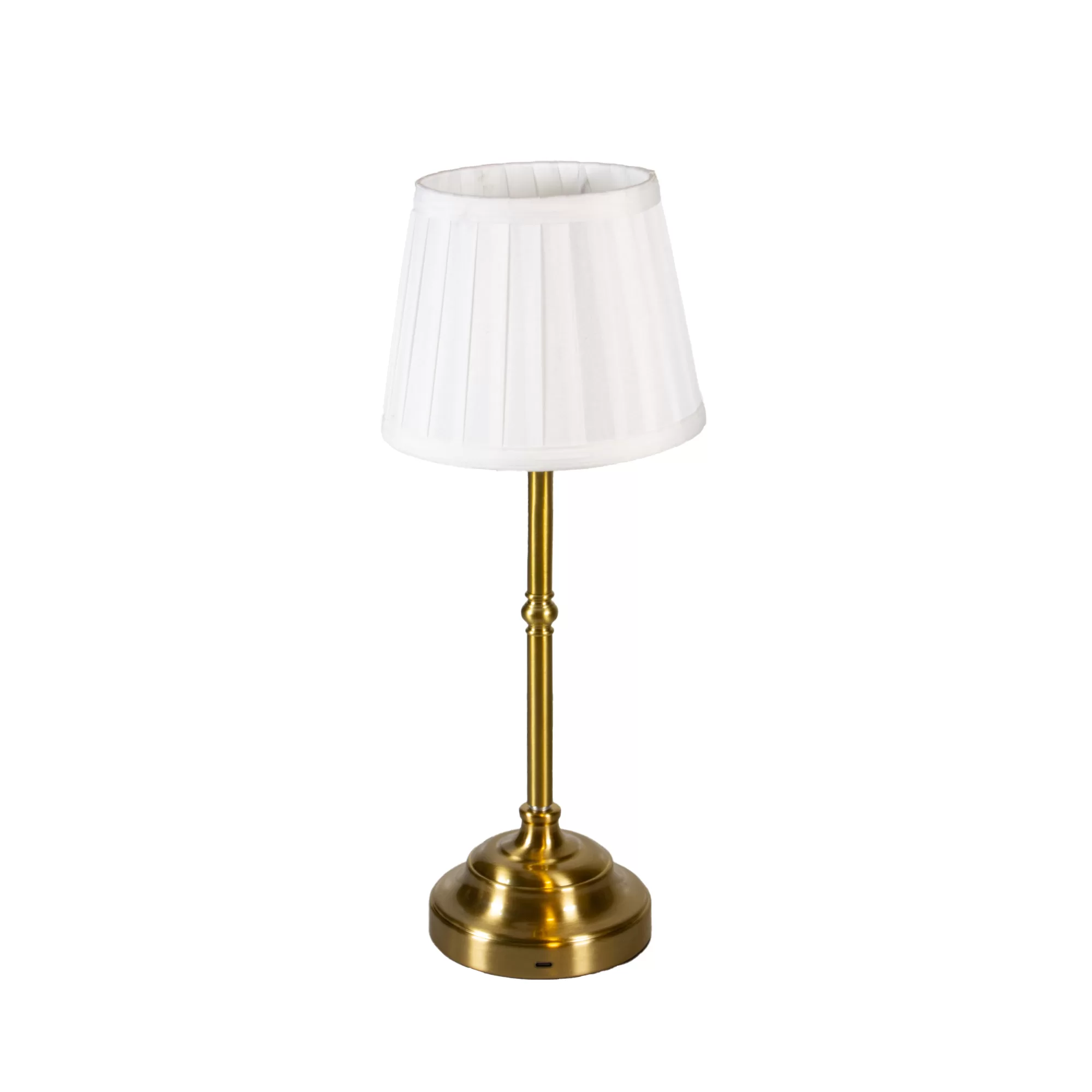Lampara dorada decorativa